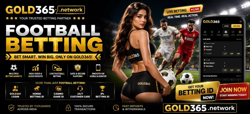 Football Betting Banner By Gold365
