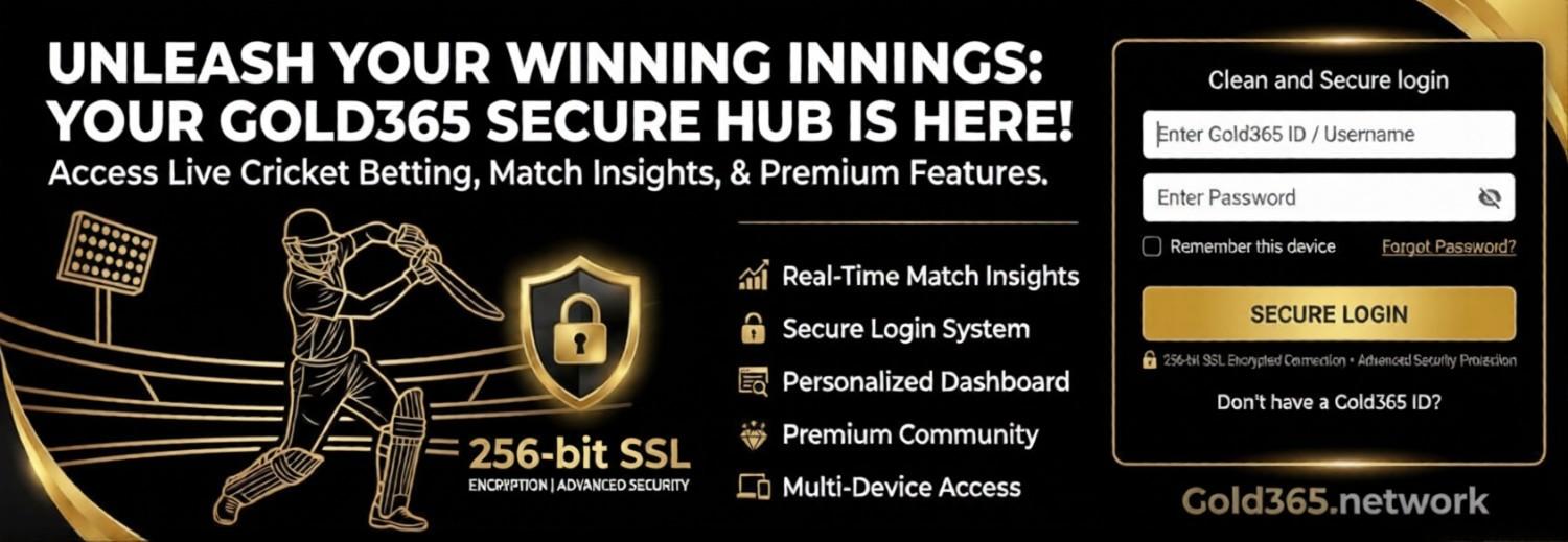 Gold365 login Banner By Official Gold365 Site Gold365.network