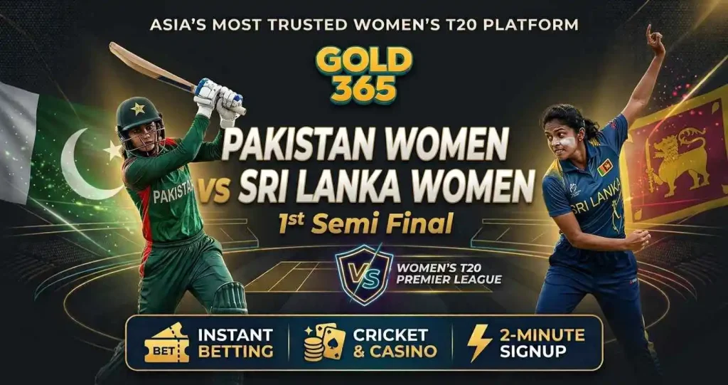 Current image: Pakistan Women vs Sri Lanka Women 1st Semi Final - Gold365